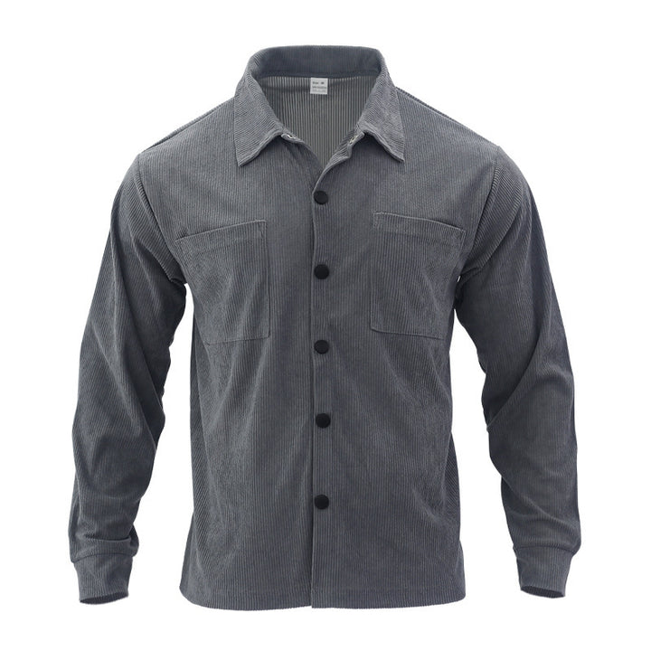 Corduroy jacket for men with practical pockets and button detail Lune London