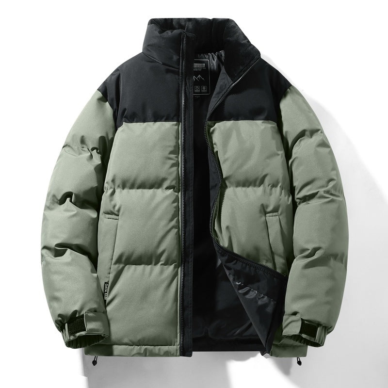 Men's padded quilted jacket with high thermal performance, water-repellent surface, and elastic cuffs Amarae