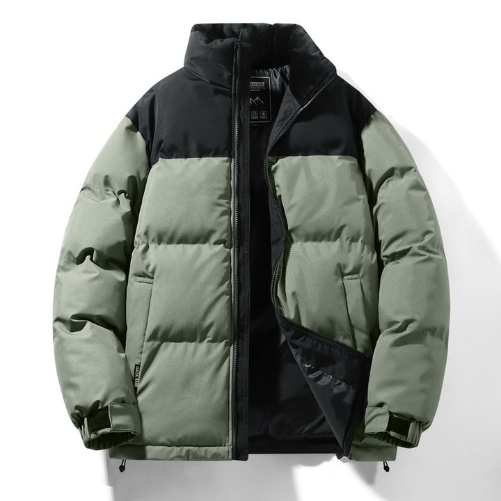 Men's padded quilted jacket with high thermal performance, water-repellent surface, and elastic cuffs Amarae