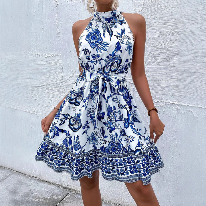 Women Flowers Necklace Summer Dress Lune London