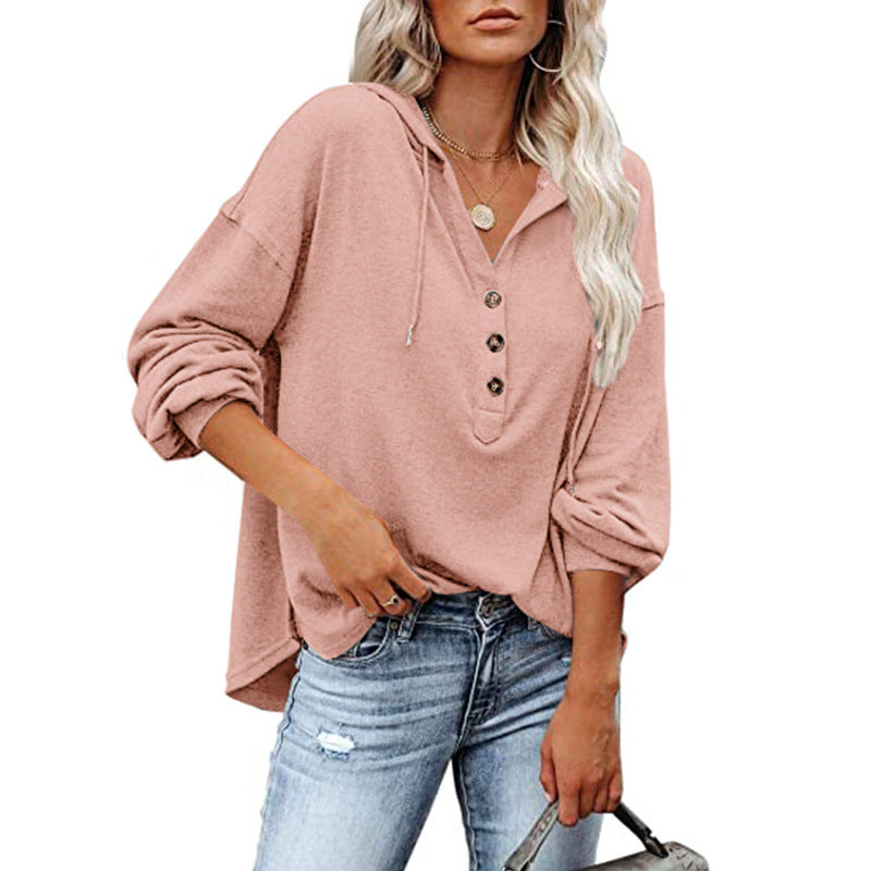 Amarae Women's Casual Hooded T-shirt