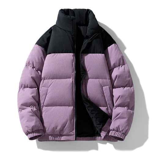 Quilted jacket for women with a modern design and high collar Amarae