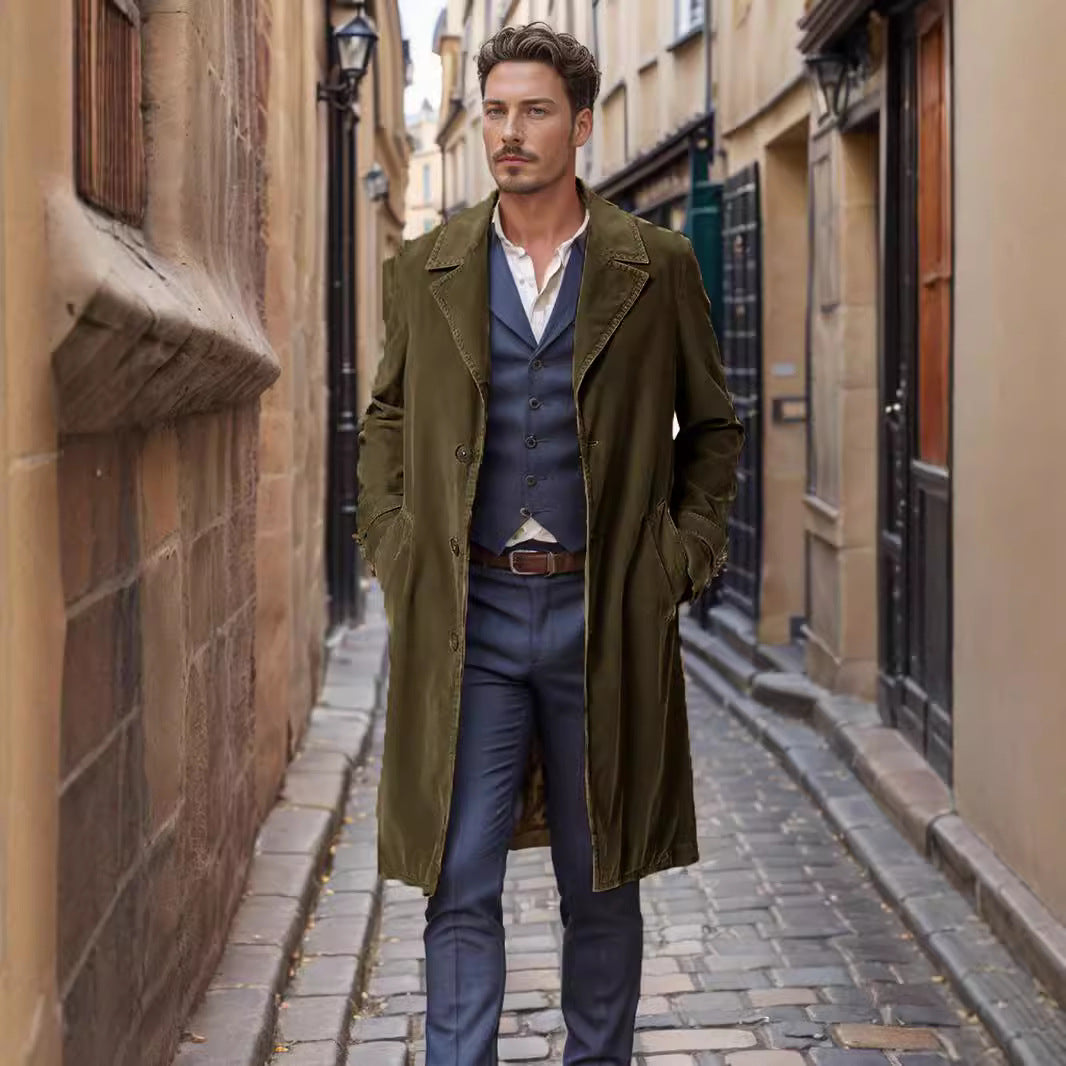 Elegant and stylish wool coat for men Lune London