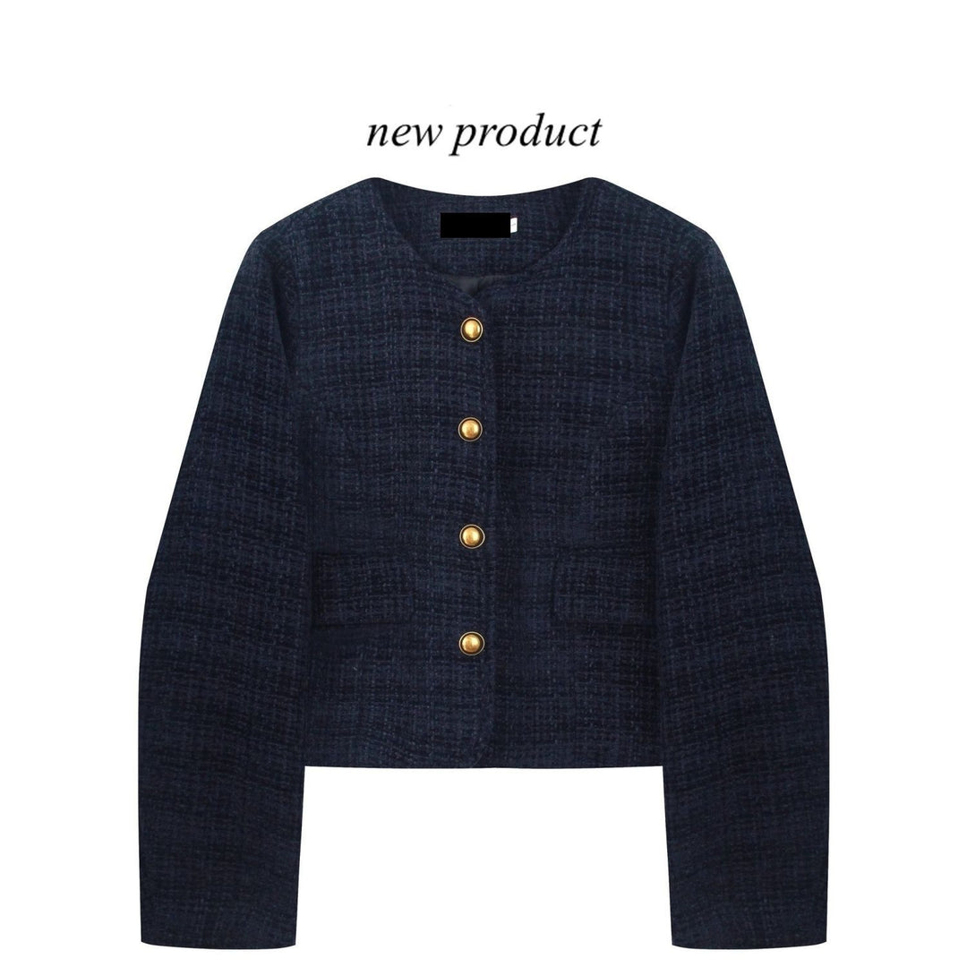 Blazer court pour femmes avec boutons dorés Chic & Stil