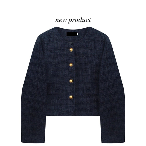 Blazer court pour femmes avec boutons dorés Chic & Stil