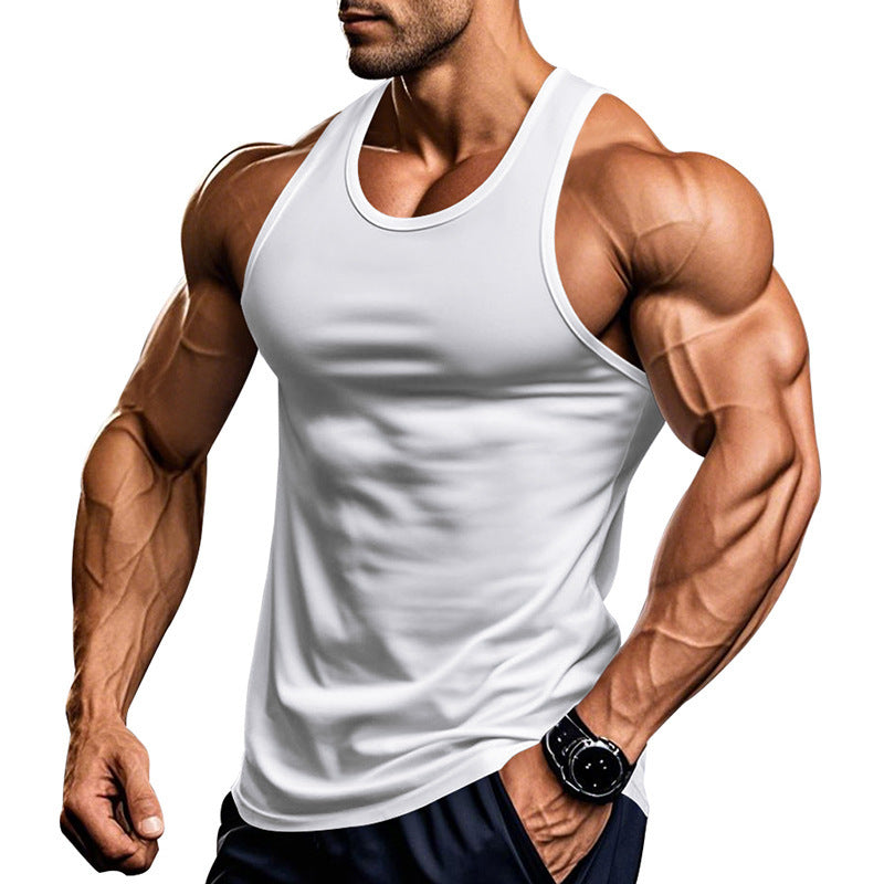 Men's training tank top in breathable functional material Amarae