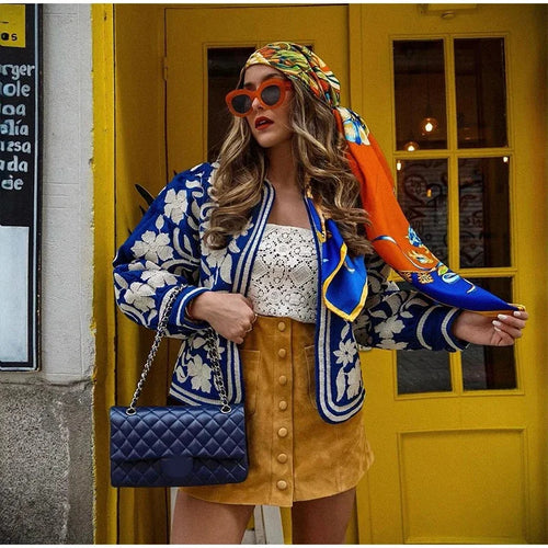 Women Embroidered Cotton Jacket with Floral Design and Soft Lining Amarae