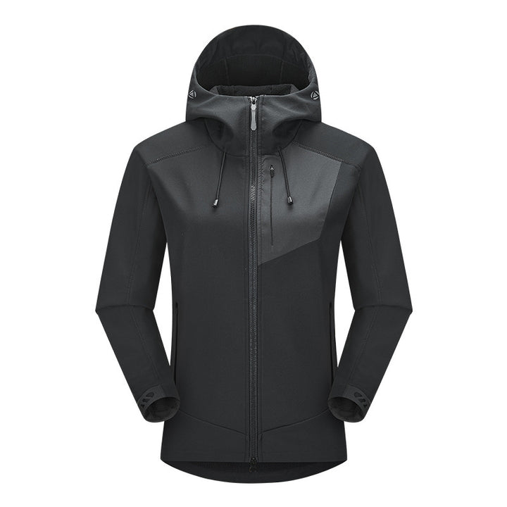 Men's Softshell Trekking Jacket with Hood breathable windproof stretch Amarae