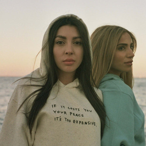 Women's hoodie with inspiring quote and comfortable fit Amarae