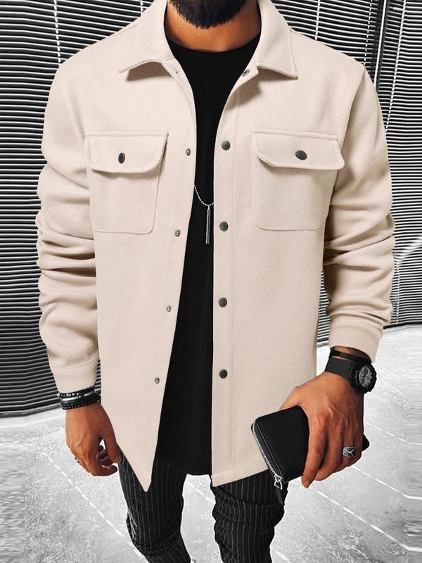 Fashionable overshirt jacket for men with practical pockets and modern button design Lune London
