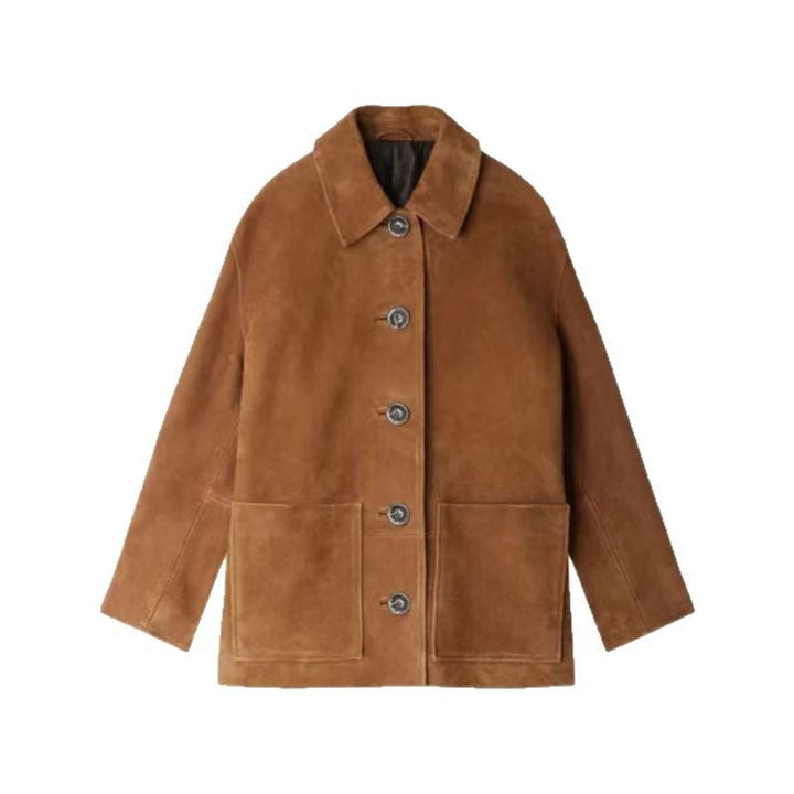 Ladies Fashion Men's Chic Suede Jacket and Style