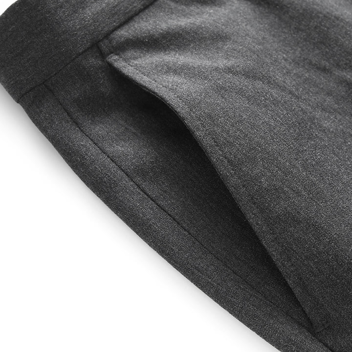 Elegant slim-fit suit pants for men with fine texture Lune London