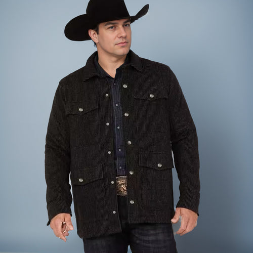 Casual Chic Utility Jacket for Men