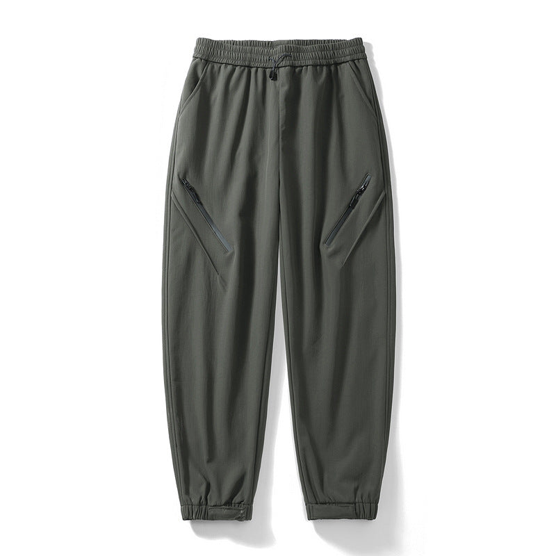 Women's Technical Trekking Jogger Pants with Elastic Waistband, Zipper Pockets and Wind-Resistant Surface Amarae