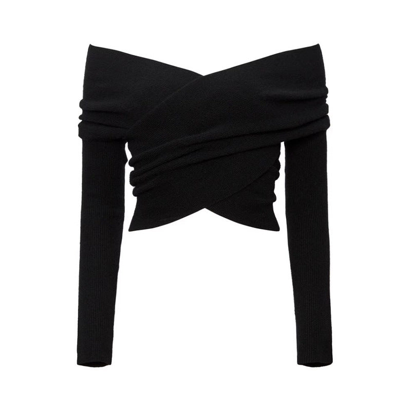 Women Oversized Wrap Sweater Chic & Stil