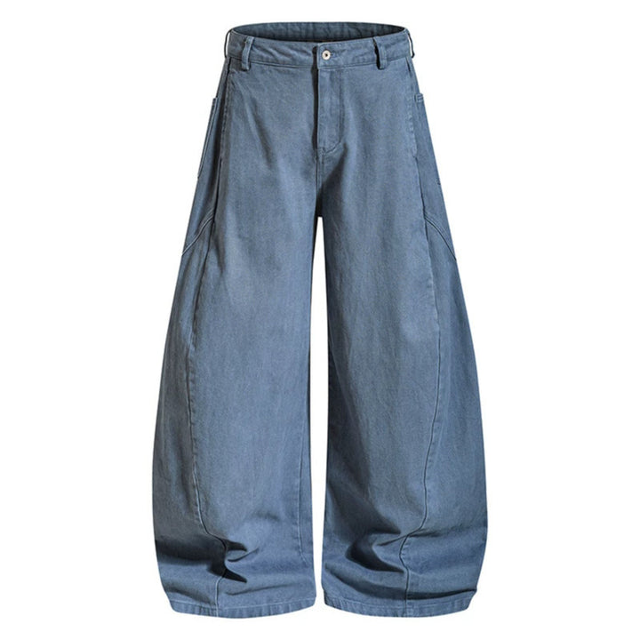 Women wide high-cut jeans culotte in balloon cut Amarae