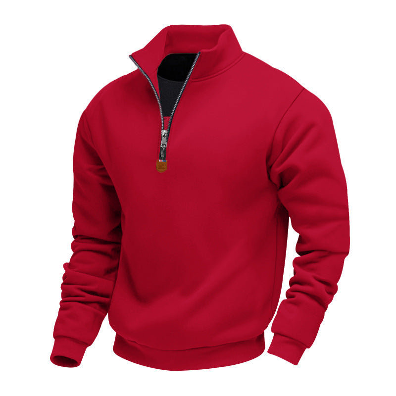 Men's Sweatshirt with Stand-Up Collar Amarae
