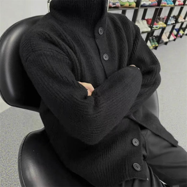 Cardigan tricot décontracté pour femmes avec fermeture à boutons et coupe oversized Chic & Stil