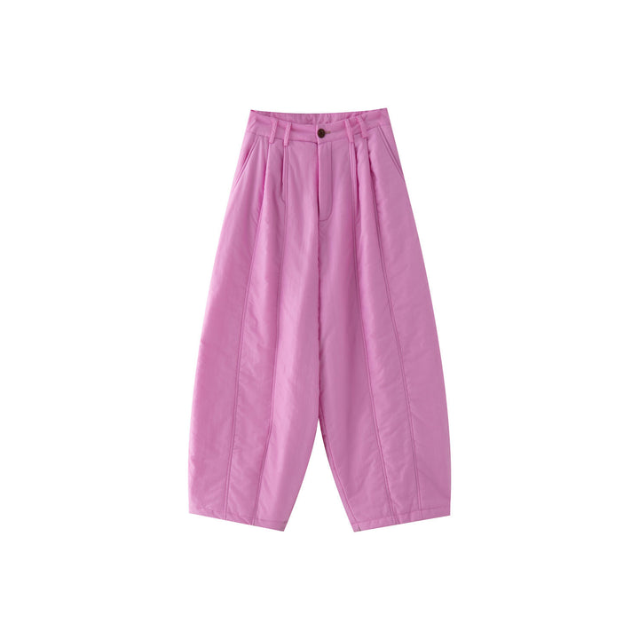 Ladies Padded High-Waist Palazzo Pants in Balloon-Cut Amarae