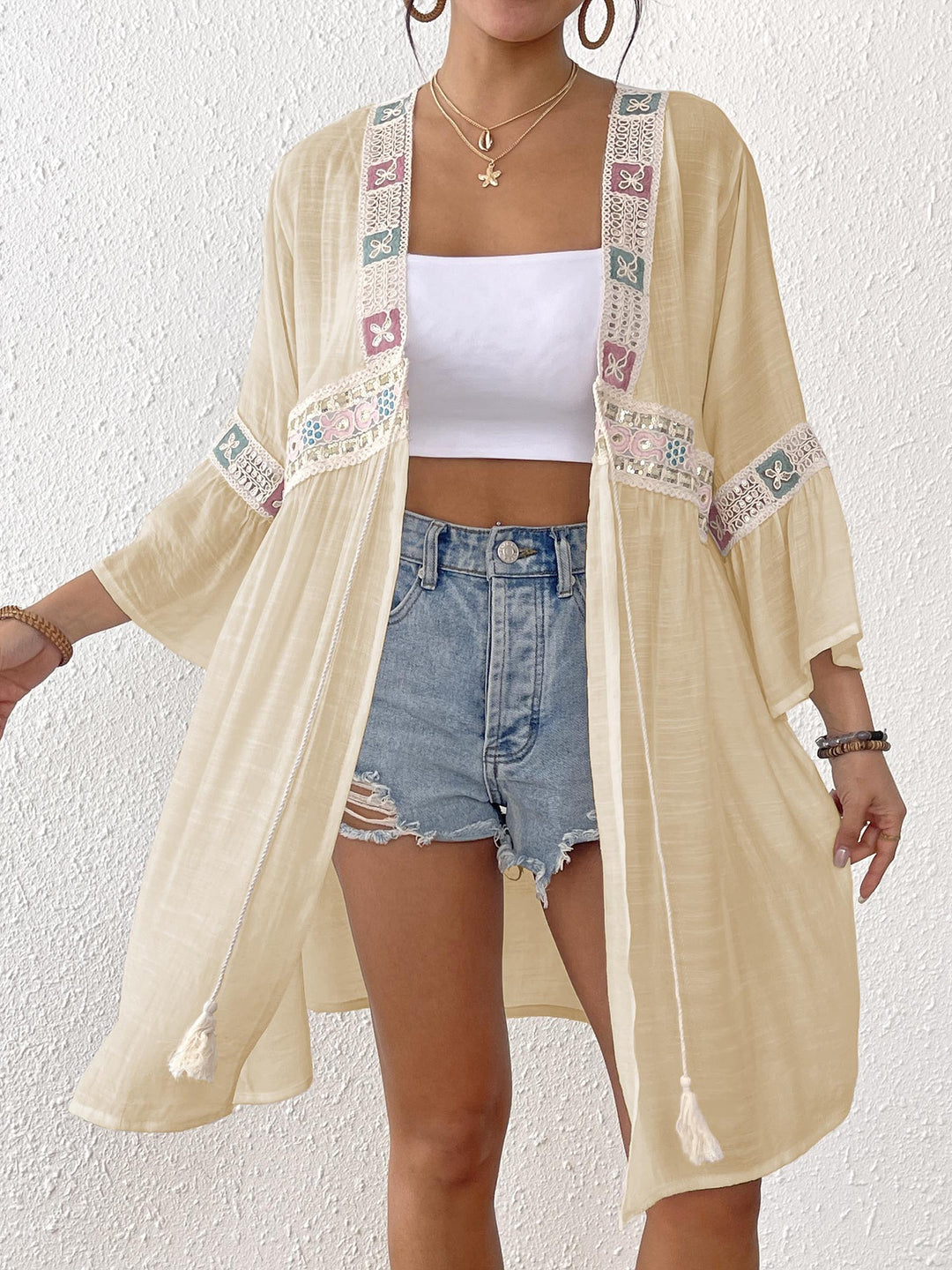 Women Bohemian decorative beach cover-up Amarae