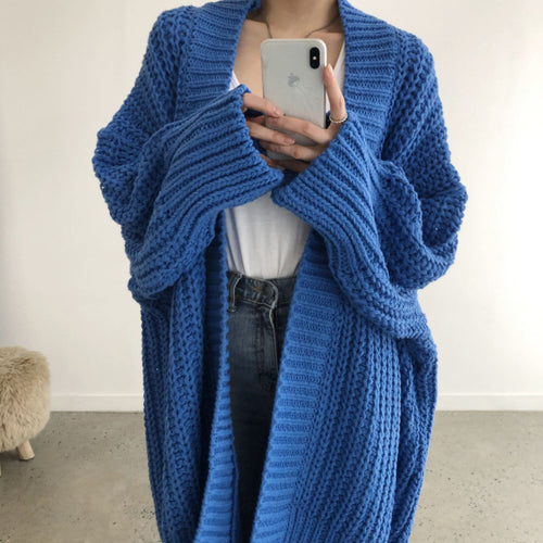 Ladies chic and stylish knit coat