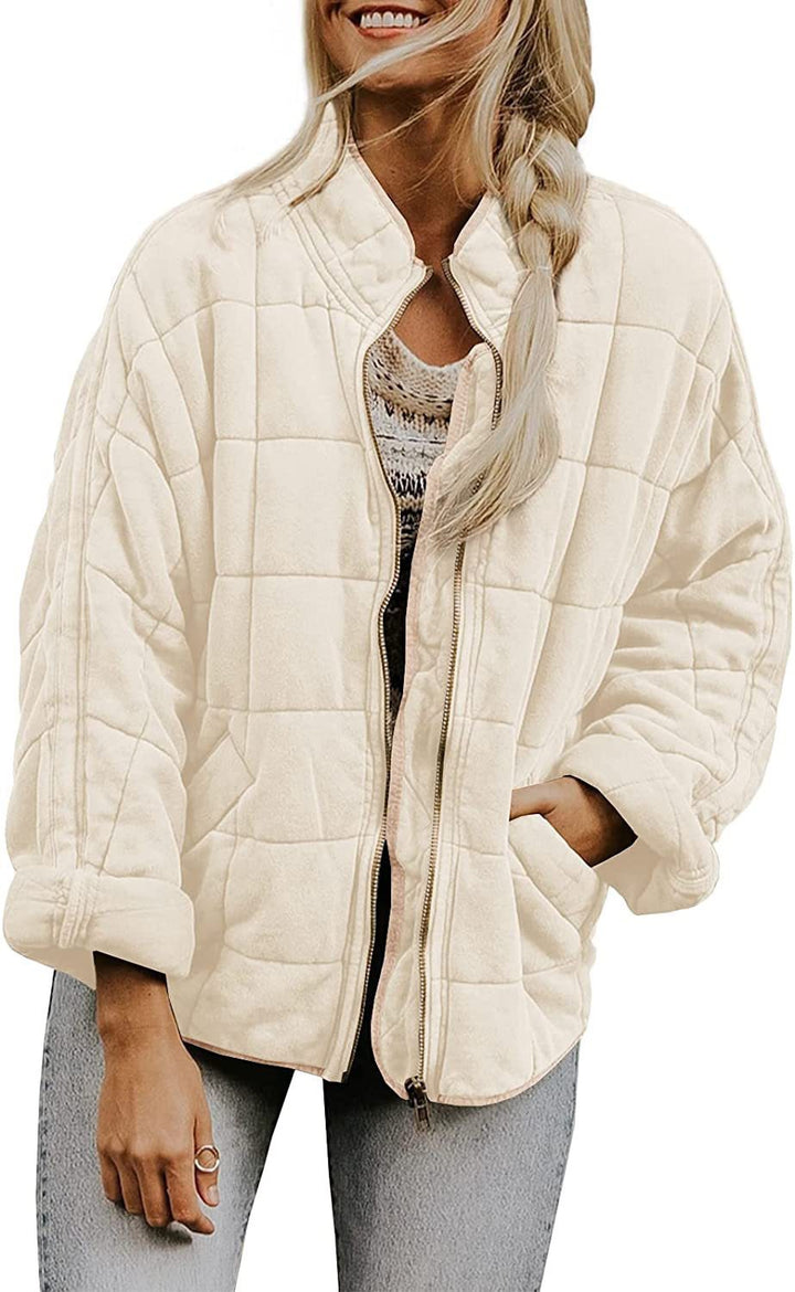 Ladies plus size quilted jacket Lune London