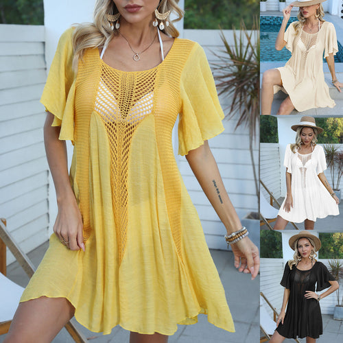 Ladies Breezy Crochet Beach Tunic Dress Amarae