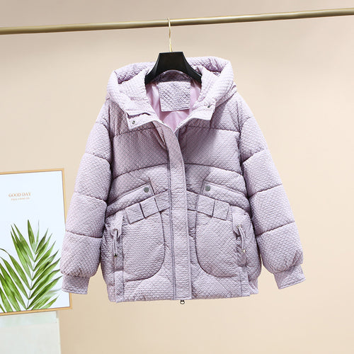 Ladies Lightweight Padded Jacket with Practical Pockets and Hood Amarae