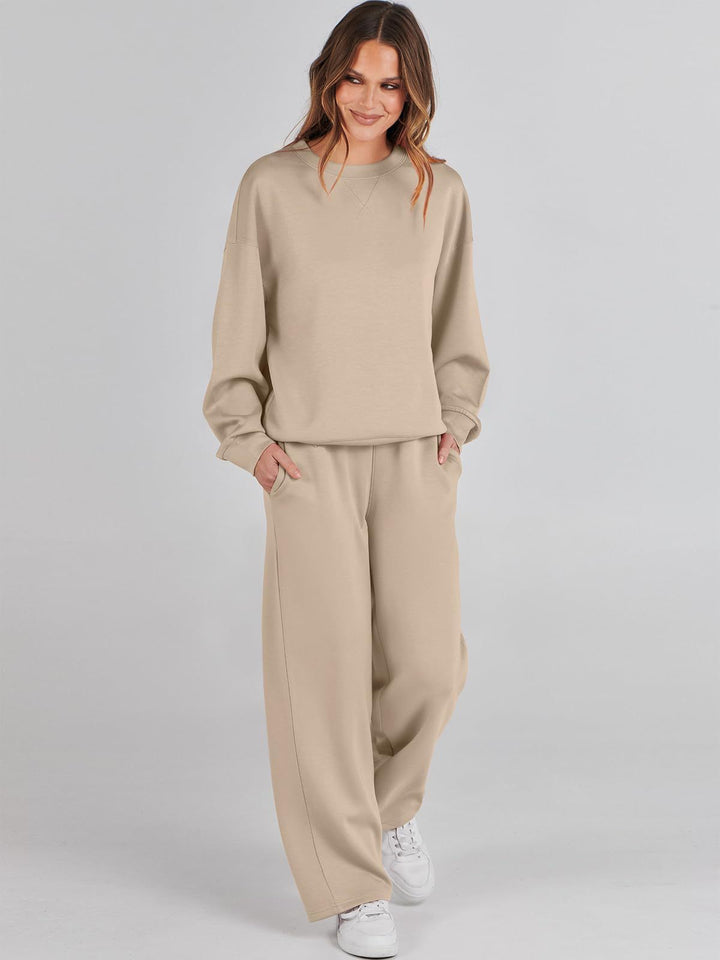 Amarae casual sweatshirt sports set for women