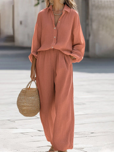 Light linen set for women Amarae