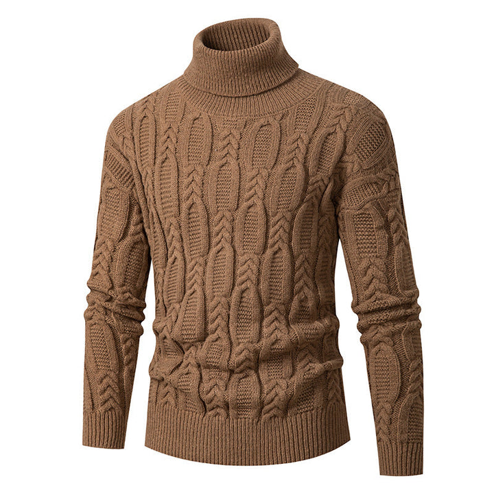 Lune London | Men's High-Quality Turtleneck Sweater with Pattern