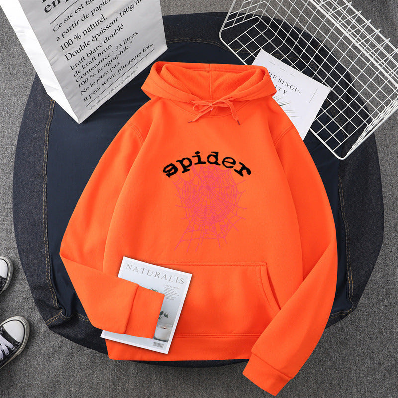 Women's hoodie with creative spider motif Lune London