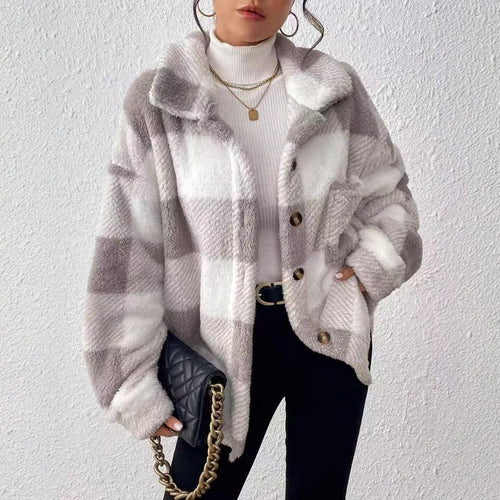 Ladies Cozy Flannel Jacket Amarae