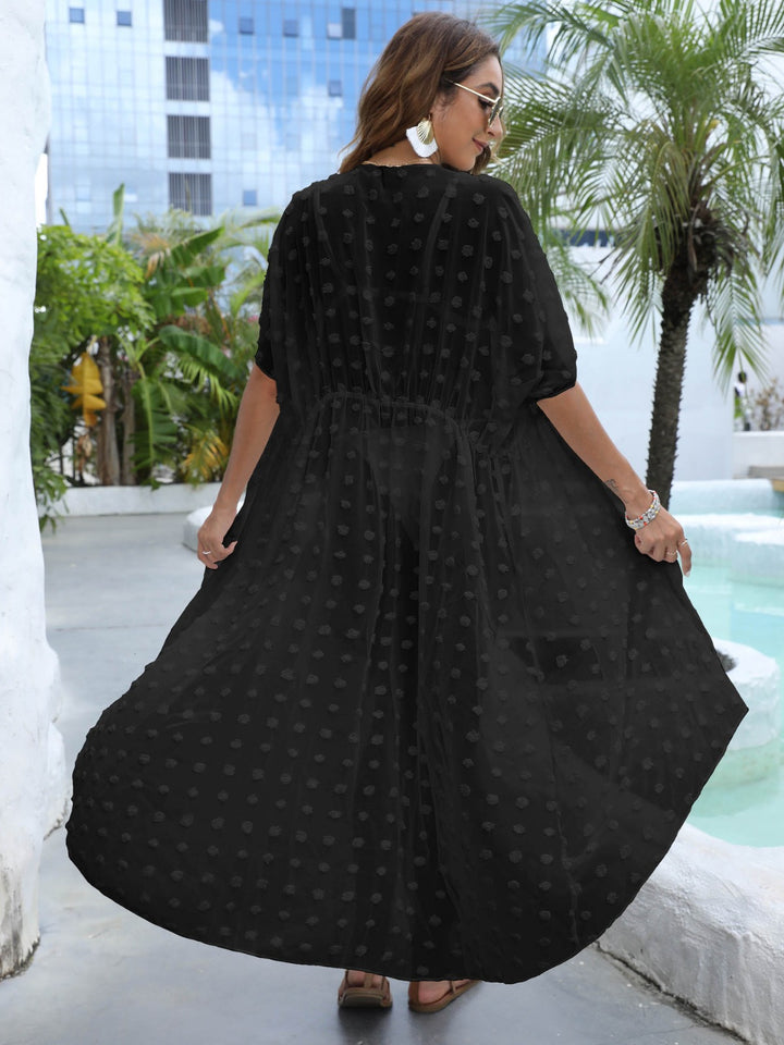Ladies Elegant Polka Dot Chic Bathrobe and Style
