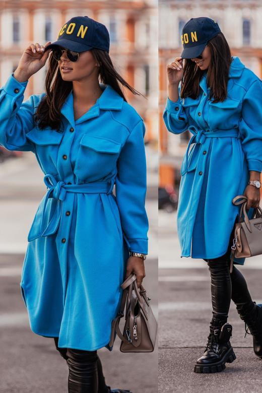 Ladies Oversized Chic Wool Coat