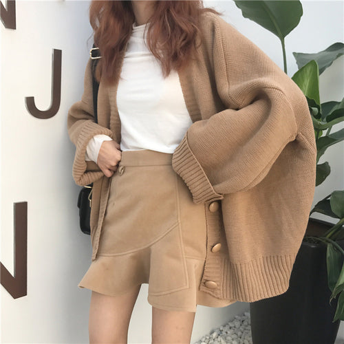 Cardigan en Tricot Surdimensionné pour Femme Chic & Stil