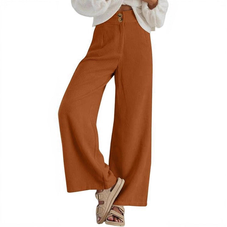 Wide corduroy pants for women Lune London