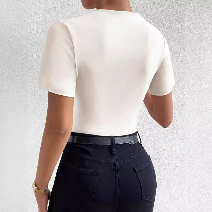 Dress for women with refined ruching elements Lune London
