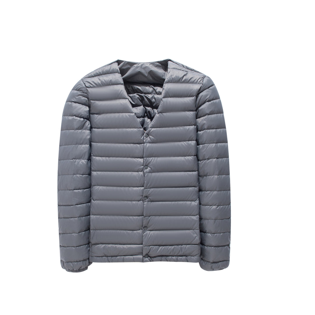 Men's ultralight quilted down jacket without hood Amarae