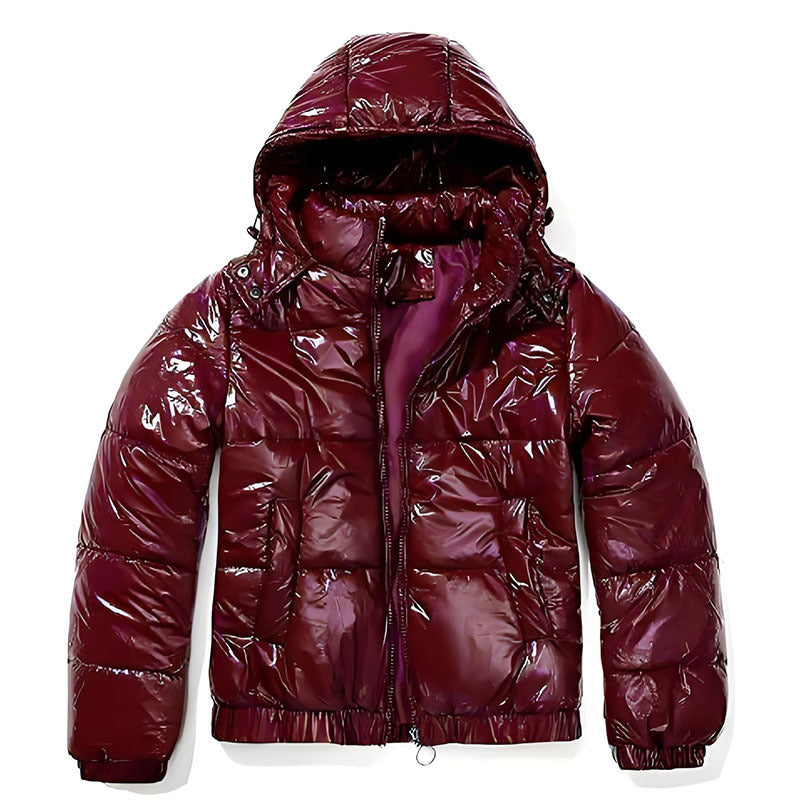 Ladies winter coat shiny Amarae