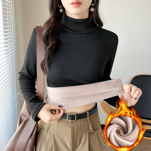 Women's long-sleeved turtleneck top Chic & Stil
