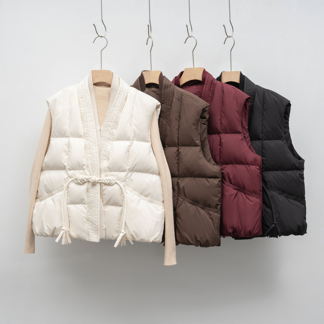 Ladies Trendy Quilted Vest Amarae