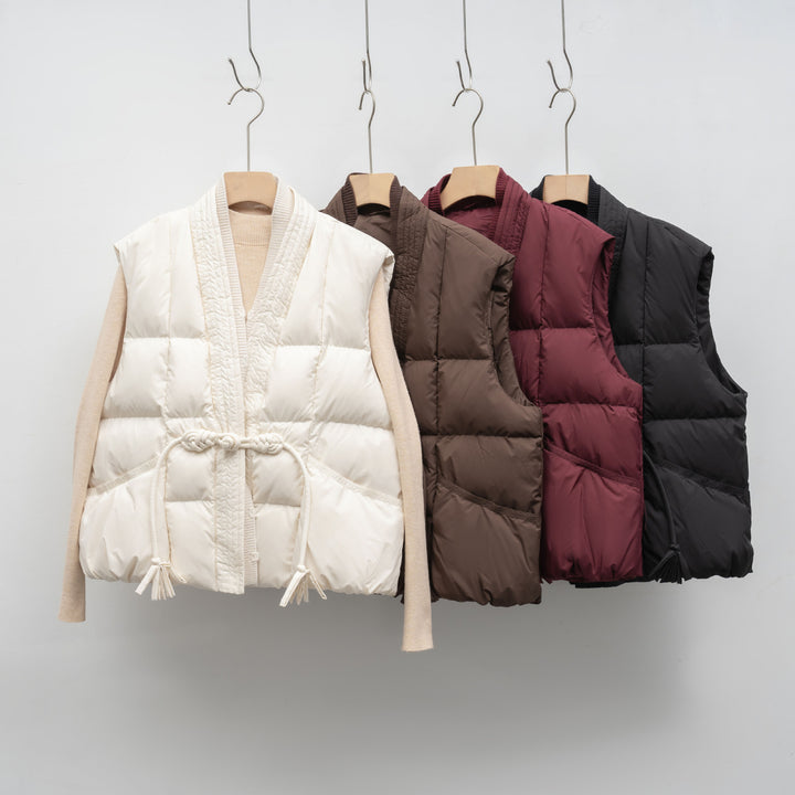 Ladies Trendy Quilted Vest Amarae