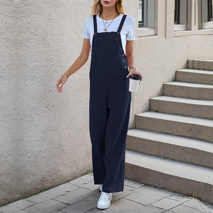 Women's Casual Wide Pants Jumpsuit Lune London