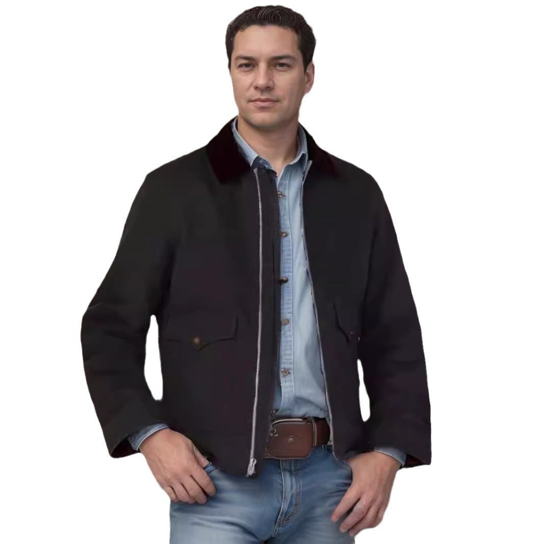 Casual utility jacket for men with practical pockets and robust design Lune London