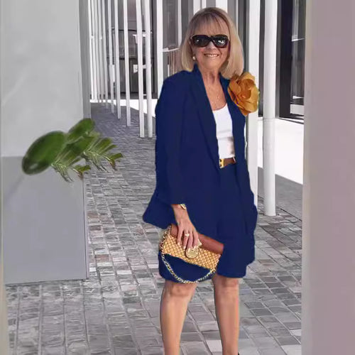 Ladies Elegant and modern blazer-shorts set Amarae