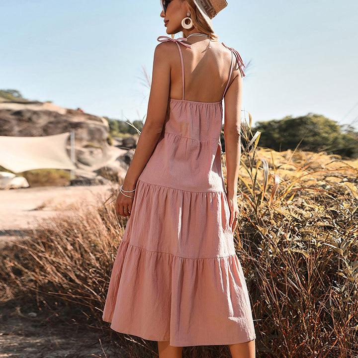 Lune London Adjustable Strap Sunny Maxi Dresses for Women