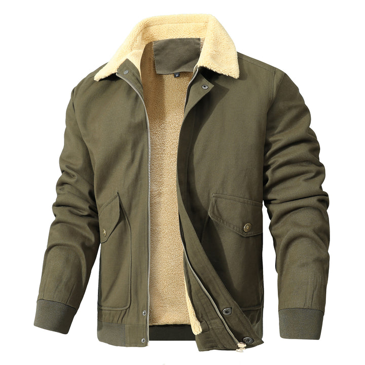 Men's bomber jacket with warming teddy lining Lune London