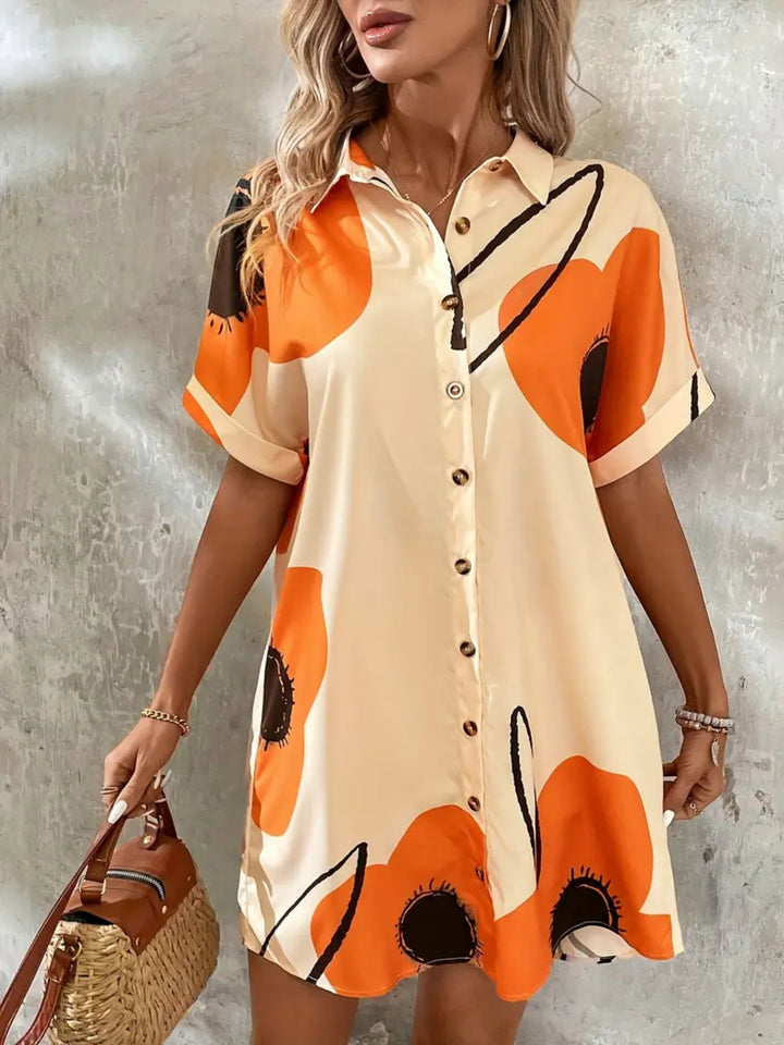 Lune London floral shift dress for women