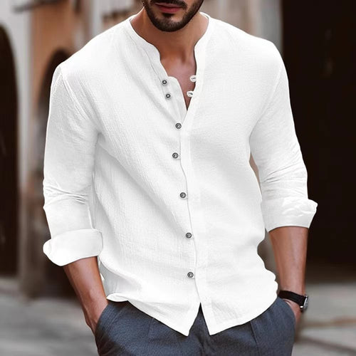 Casual shirt for men with button placket and modern fit Amarae